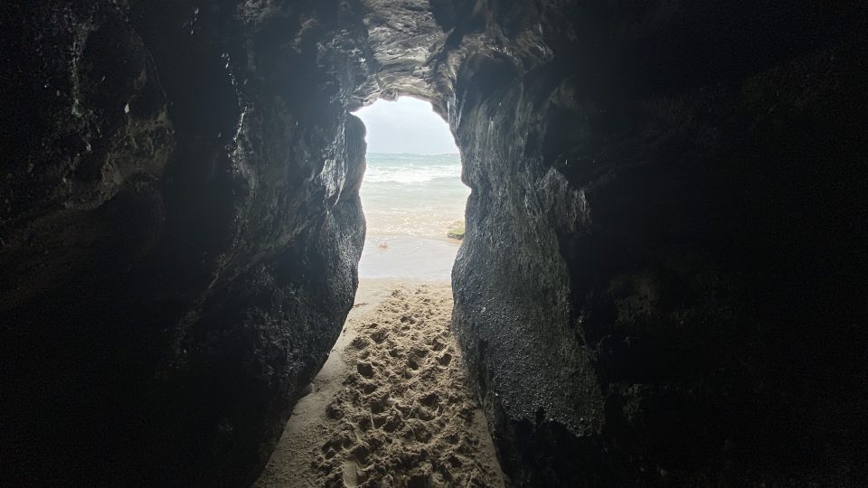 The caves at Caves Beach, NSW
